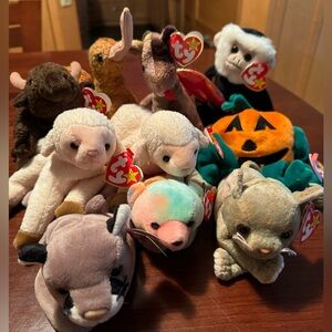 Ty BEANIE BABIES year 1998 - 10 in lot
